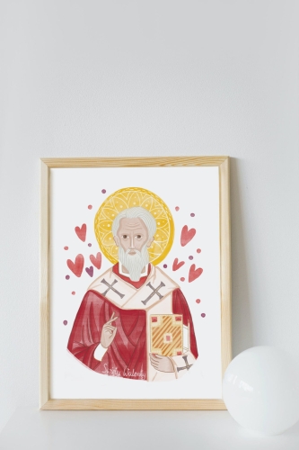 Portret- święty Walenty