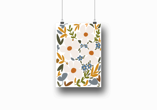 Plakat- Kwiaty