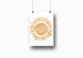 Słoneczny plakat