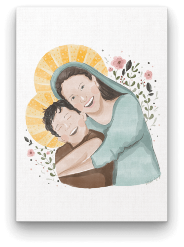 Plakat- Matka z Synem