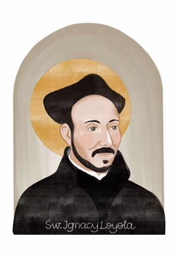 Portret- św. Ignacy Loyola