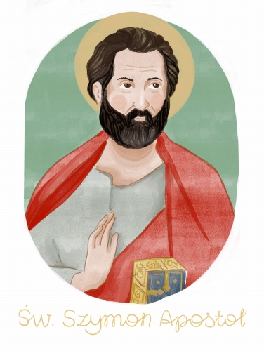 Portret- święty Szymon Apostoł