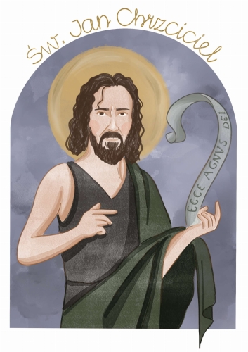 Portret- Jan Chrzciciel