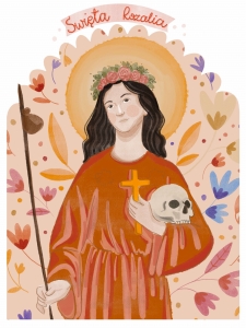 Portret- Święta Rozalia