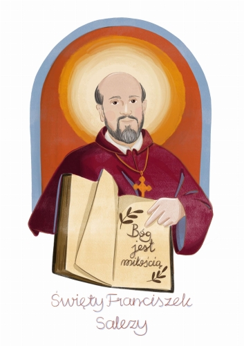 Portret- Święty Franciszek Salezy