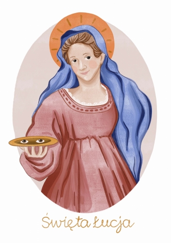 Portret- Święta Łucja