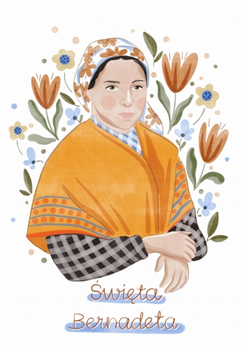 Portret- Święta Bernadeta