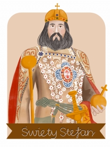 Portret- Święty Stefan