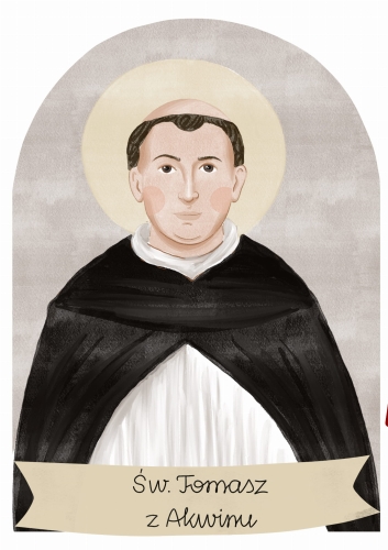 Portret- Święty Tomasz z Akwinu