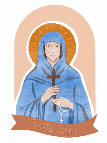 Plakat- Świeta Zofia