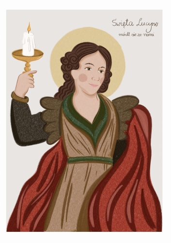 plakat Święta Lucyna