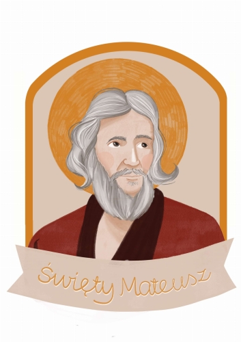 Plakat Świętego Mateusza Apostoła
