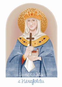 Plakat Świętej Idy z Herzfeldu