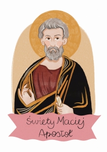 Plakat Świętego Macieja Apostoła