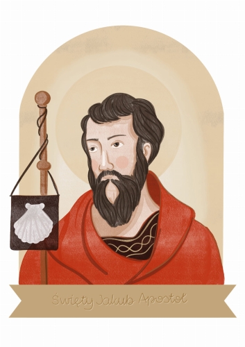 Plakat Świętego Jakuba Apostoła