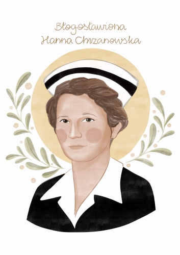 Plakat Błogosławionej Hanny Chrzanowskiej