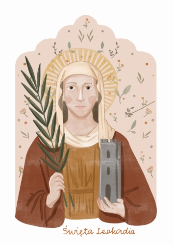 Plakat Świętej Leokadii