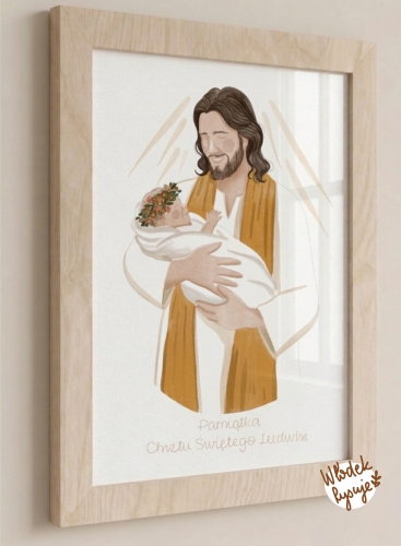 Plakat - Chrzest Święty dla dziewczynki